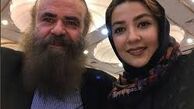 خانم بازیگر همراه همسرش در جشنواره فجر