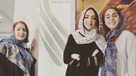 بازیگر زن سریال لحظه گرگ و میش با دوستانش+عکس