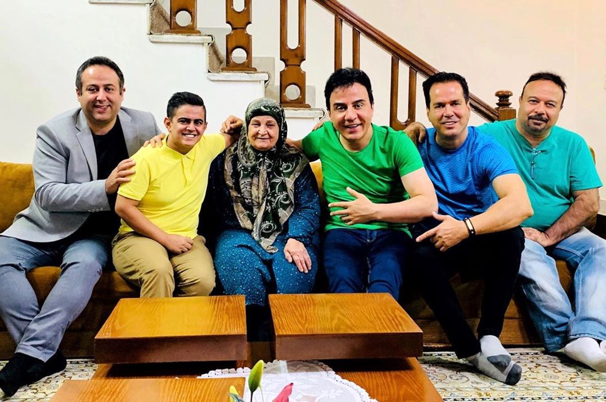امیرمحمد مهمان خانه عمو پورنگ و مادرش+عکس
