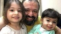 علی صالحی به همراه خواهرزاده هایش + عکس