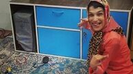 نقاشی حیرت انگیز دختر ناتوان جسمی حرکتی از هادی چوپان + عکس 