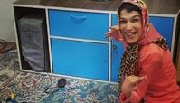 نقاشی حیرت انگیز دختر ناتوان جسمی حرکتی از هادی چوپان + عکس 