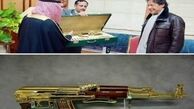 کلاشنیکف طلائی هدیه شاهزاده سعودی به عمران خان