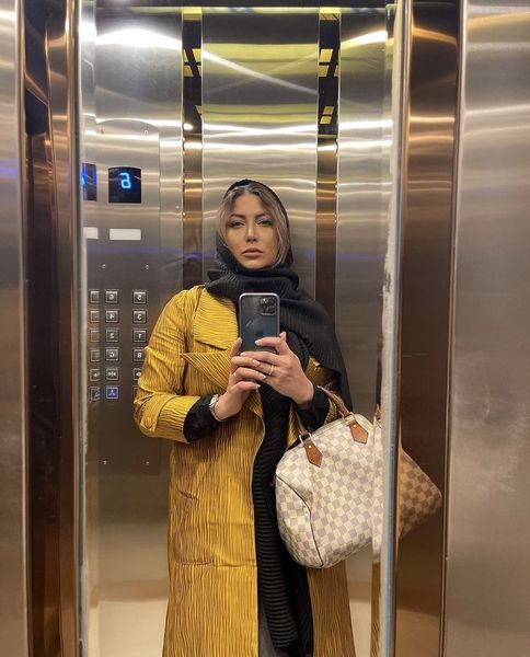 استایل آسانسوری فریبا نادری + عکس