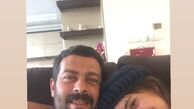 دژمان بازغی و‌‌ دخترش + عکس