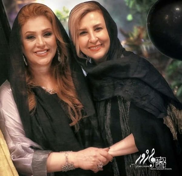 نسرین مقانلو در جشن تولد مرجانه گلچین + عکس