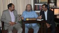 دیدار سرپرست فرهنگستان هنر با محمدعلی کشاورز