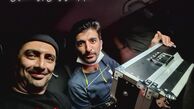 امین زندگانی در پشت صحنه فیلم شب + عکس