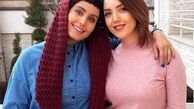الناز شاکردوست در کنار دوست خارجی اش