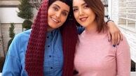 الناز شاکردوست در کنار دوست خارجی اش