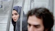 رضا یزدانی و الهام پاوه نژاد در مترو + عکس