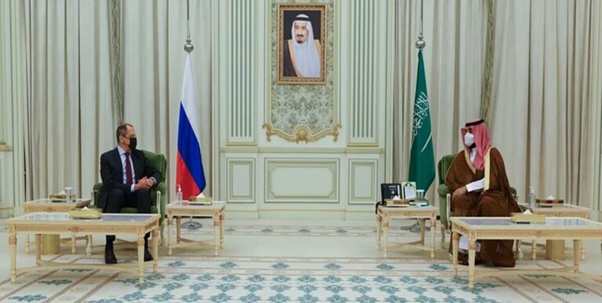 دیدار لاوروف در ریاض با ولی‌عهد عربستان سعودی