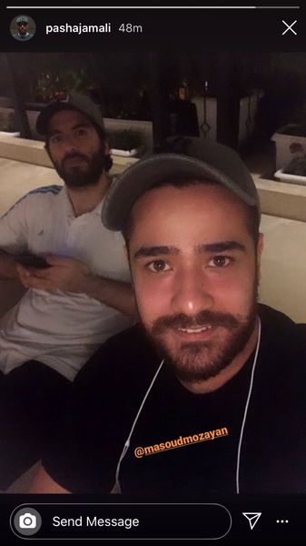 پاشا جمالی و دوستش + عکس