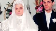 لعیا زنگنع در لباس عروسی اش + عکس
