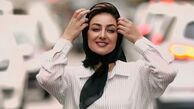 ژست مدلینگ ویدا جوان در خیابان + عکس