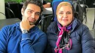 بازیگر سریال بوی باران در کنار مادرش+عکس