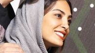 عکس عاشقانه ای از خانم بازیگر جوان و همسرش 