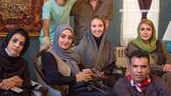 الهام طهموری درجمع همکارانش + عکس