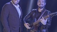 امیرعباس‌ گلاب و دوستش در کنسرت + عکس