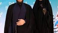 الهام چرخنده در آغوش مادر شوهر عراقی اش