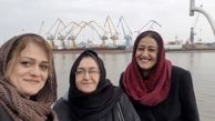 گشت و گذار خانم بازیگر و خانواده اش در انزلی + عکس