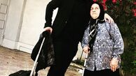 شهرام قائدی و مادرش + عکس