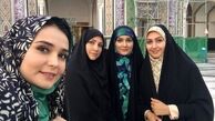 مژده خنجری  و همکارانش + عکس