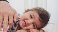 حال خ‌ب آقای بازبگر در کنار بچه اش + عکس