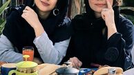 جوانه دلشاد در کنار دوستش + عکس