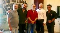 دورهمی آقایون بازیگر در محل کار امین تارخ + عکس