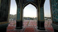  آیین افطار روزه‌داران در حرم امام رضا (ع)