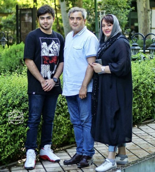 اتابک نادری در کنار همسر و پسرش + عکس