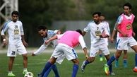 دوجلسه تمرین، برنامه اولین روز آبی‌ها در کیش