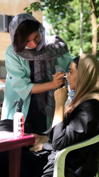 گریم مریم معصومی در هوای آزاد + عکس